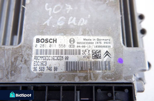 KOMPUTER STEROWNIK SILNIKA PEUGEOT 407 (2004-2008) 9656974680