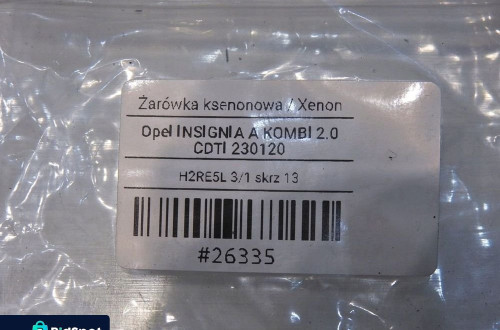 STARTER ZAPŁONNIK XENON OPEL INSIGNIA A 66140