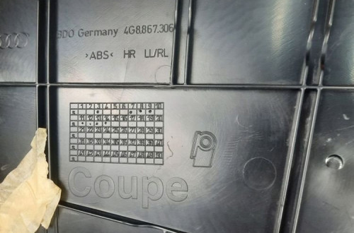 AUDI A7 4G TAPICERKA BOCZEK TYŁ PRAWY SKÓRA AMBI
