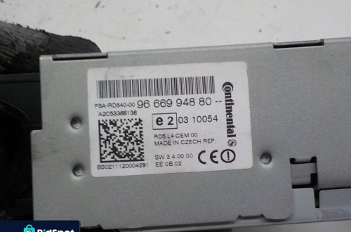 Peugeot 508 Radio CD 9666994880