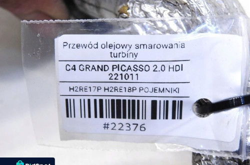 PRZEWÓD OLEJU TURBINY C4 GRAND PICASSO I 2.0 HDI