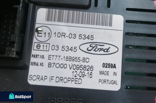 FORD B-MAX 16r WYŚWIETLACZ PANEL RADIO F1BT-18C815-GXK