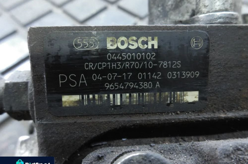 PEUGEOT 1.6 HDI POMPA WTRYSKOWA PALIWA 0445010102 POSIADAM 4 SZTUKI
