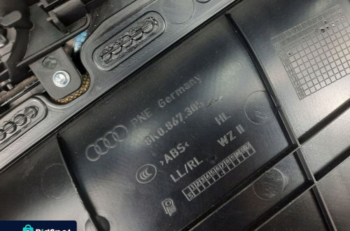 BOCZEK DRZWI LEWY TYŁ AUDI A4 B8 SKÓRA SEDAN