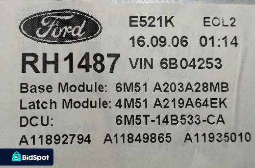 MECHANIZM SZYBY PRAWY PRZÓD FORD FOCUS MK2