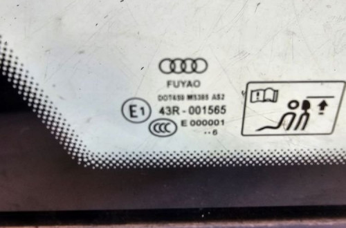 SZYBA KAROSERYJNA LEWY TYŁ AUDI A4 B9 AVANT 2016R MAT
