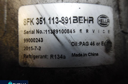 SPRĘŻARKA KLIMATYZACJI  FORD C-MAX 99000243