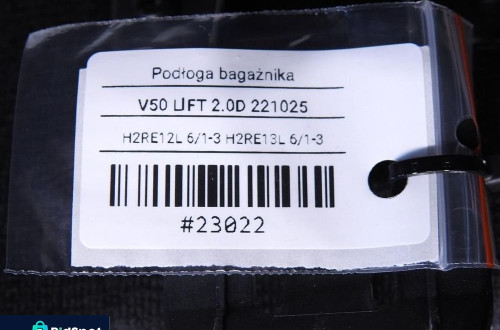 DYWAN WYKŁADZINA BAGAŻNIKA VOLVO V50 LIFT 39999987
