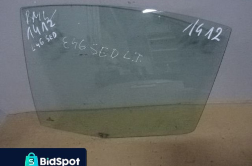 SZYBA BOCZNA DRZWI LEWY TYŁ BMW E46 SEDAN NR1412