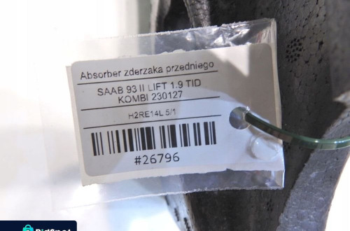 ABSORBER ZDERZAKA PRZÓD SAAB 9-3 II LIFT 12765511