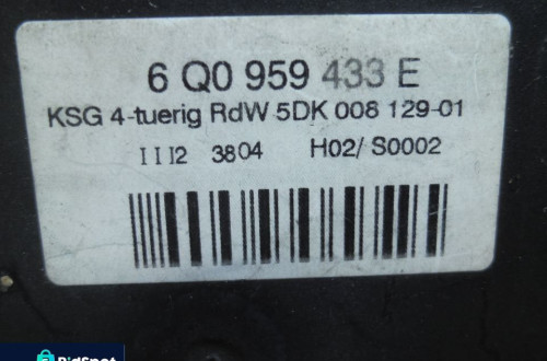 MODUŁ STEROWNIK KOMFORTU VW POLO IV 9N IBIZA 6Q0959433E POSIADAM 2 SZTUKI