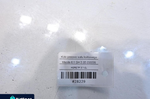 KOŁO PASOWE WAŁU MAZDA 6 GH 2.0 CITD