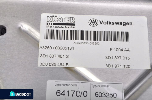 VOLKSWAGEN PHAETON PODNOŚNIK SZYBY LEWY PRZÓD
