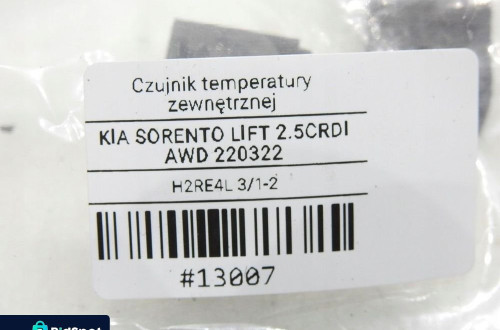 CZUJNIK TEMPERATURY ZEWNĘTRZNEJ KIA SORENTO I