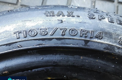 KOŁO DOJAZDOWE 4X100 ET45 VW GOLF III 1H0601027C