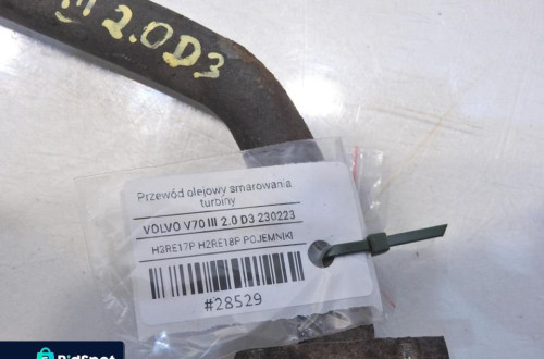 PRZEWÓD OLEJU TURBINY VOLVO V70 III 2.0 D3