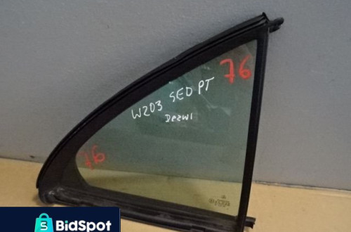 SZYBA KAROSERYJNA DRZWI PRAWY TYŁ MERCEDES W203 NR76