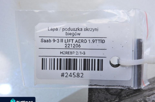 ŁAPA PODUSZKA SKRZYNI AUTOMAT SAAB 9-3 II 1.9 TTID