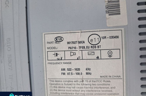 KIA OPTIMA III RADIO RADIOODTWARZACZ 10-15