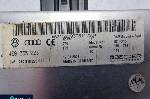 WZMACNIACZ AUDI A8 D3 4E0035223