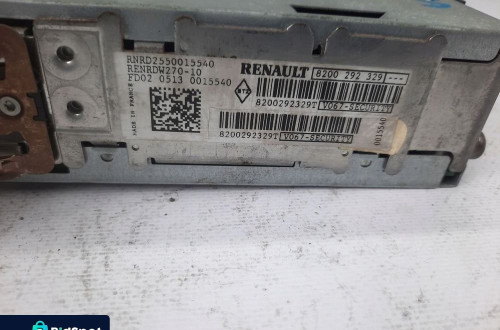 RENAULT LAGUNA II RADIO CD 8200292329 PLUS KOD
