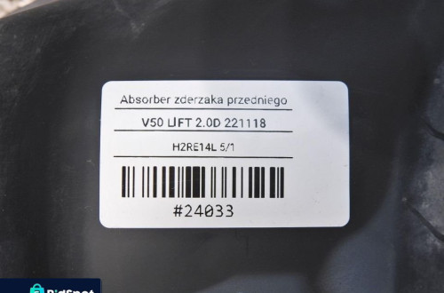 ABSORBER ZDERZAKA PRZÓD VOLVO V50 LIFT