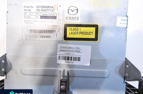 RADIO CD MAZDA 6 II GS1E669RXA