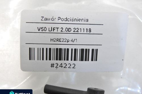 ZAWÓR PODCIŚNIENIA VOLVO V50 2.0 D 6G9Q-9E882-CA