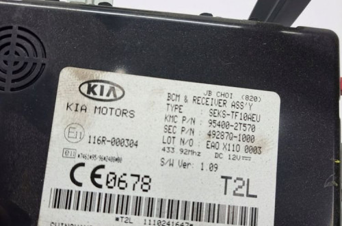 MODUŁ STEROWNIK BCM KIA OPTIMA III 95400-2T570