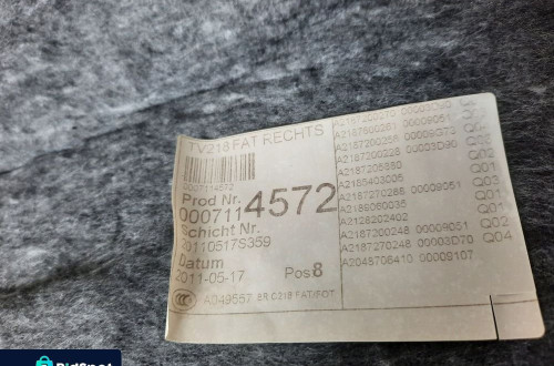MERCEDES CLS W218 BOCZEK DRZWI PRAWY PRZÓD EUROPA