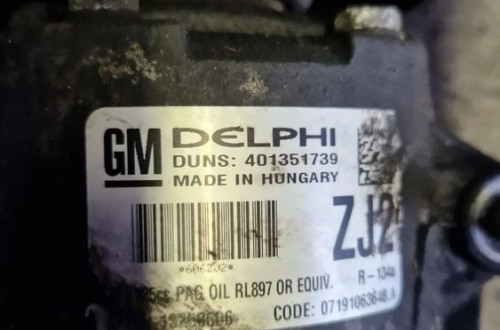 OPEL ASTRA J 1.3 CDTI SPRĘZARKA KLIMATYZACJI 401351739