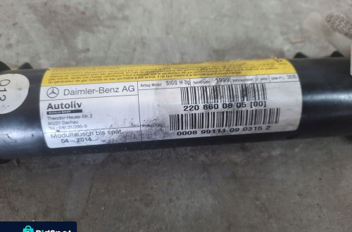 MERCEDES W220 KURTYNA AIRBAG PRAWA A2208600805