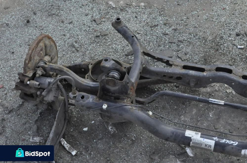 VOLKSWAGEN GOLF VII ZAWIESZENIE BELKA TYŁ