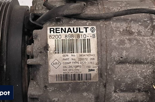 SPRĘŻARKA KLIMATYZACJI RENAULT LAGUNA III 8200898810