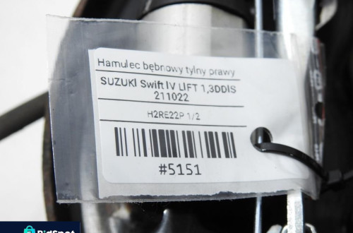 TARCZA SZCZĘKI PRAWY TYŁ SWIFT IV 1.3 DDIS