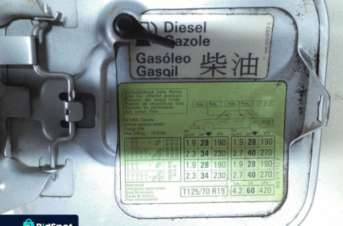 AUDI A3 8L 1.9 LIFT FL KLAPKA WLEWU PALIWA SREBRNA