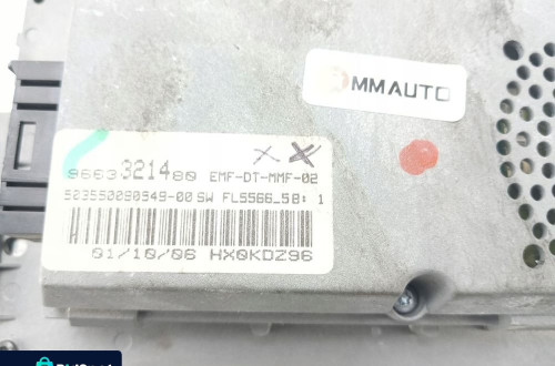 WYŚWIETLACZ EKRAN NAWIGACJI GPS PEUGEOT 407 9663321480