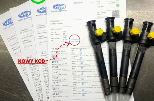 WTRYSKIWACZ TEST 2.0 BLUE HDI 9674984080 WTRYSK WYDRUK IMA PEUGEOT 3008 CITROEN FORD KUGA 28384347 28388960 28602948