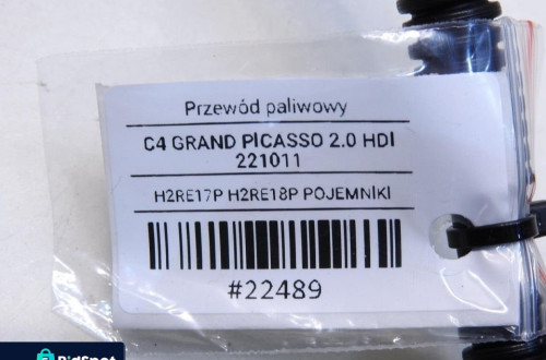 PRZEWÓD PALIWA CITROEN C4 GRAND PICASSO I 2.0 HDI