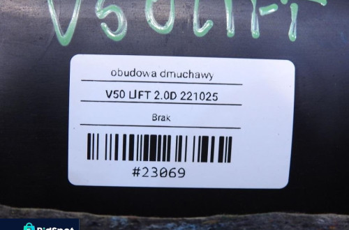 OBUDOWA WENTYLATORA DMUCHAWY VOLVO V50 LIFT