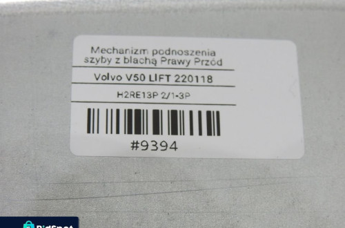 MECHANIZM PODNOŚNIK SZYBY PRAWY PRZÓD V50 LIFT