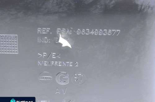 TAPICERKA DRZWI LEWY PRZÓD PEUGEOT 307 LIFT