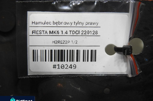 TARCZA SZCZĘKI PRAWY TYŁ FIESTA MK7 1.4 TDCI