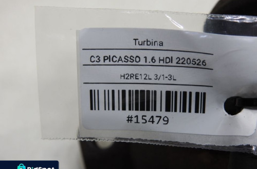 TURBOSPRĘŻARKA TURBINA CITROEN C3 PICASSO 1.6 HDI