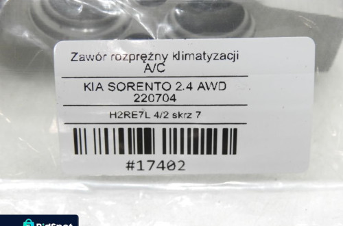 ZAWÓR ROZPRĘŻNY KLIMATYZACJI KIA SORENTO I 2.4 B