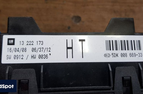 OPEL ASTRA H 1.9 MODUŁ BSI 13222173HT