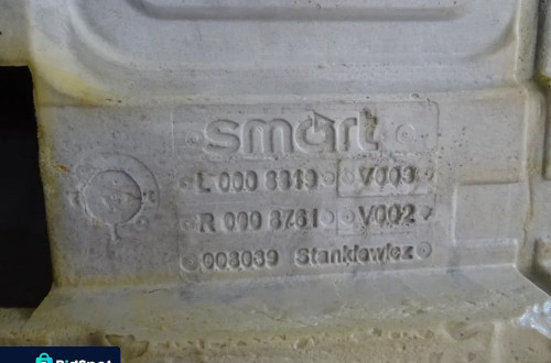 DYWAN PODŁOGA WYKŁADZINA TYŁ SMART FORTWO I 98-03 NR148