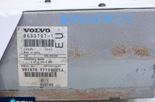 MODUŁ STEROWNIK NAWIGACJI VOLVO V70 II 8633797-1
