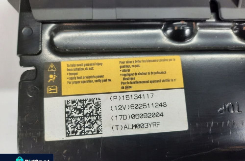 PODUSZKA AIRBAG PASAŻERA CHEVROLET COLORADO 03-12 15134117