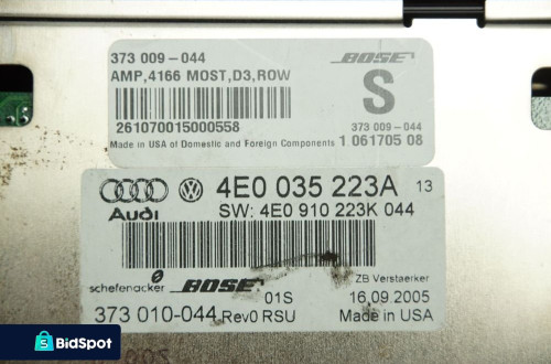 WZMACNIACZ AUDI A8 D3 4E0035223A